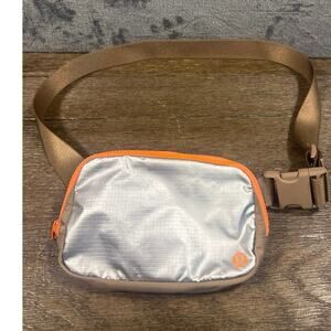 Rare! Lululemon Everywhere Belt Bag Silver/Brown/Orange SVME/SNDN/HIOR